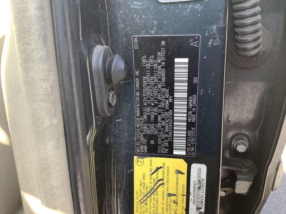 Camera/Projector Rear View Camera Fits 04-06 LEXUS RX330 OEM