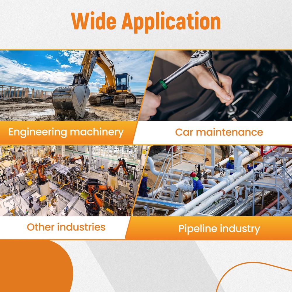 1/2 Inch Drive Extended Length Impact Socket Set 6PCS Extra Deep Socket Set