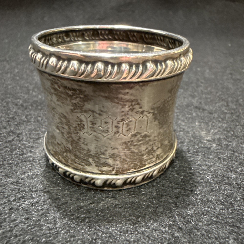 Antique Gorham 925 Sterling Silver Napkin Ring B485