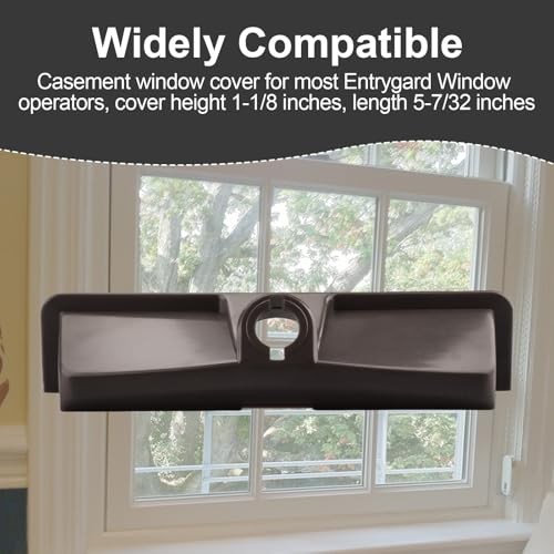 Window Operators Cover, Compatible with Entrygard White Plastic Operator Cover