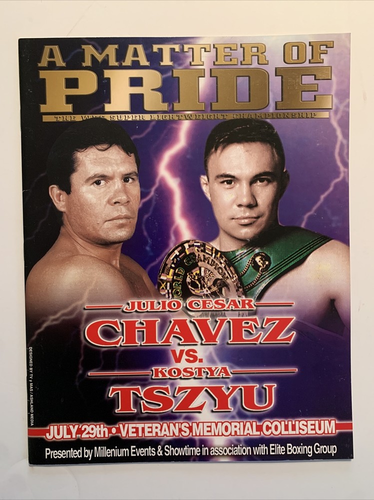 Julio Cesar Chavez vs Kostya Tszyu 2000 Program; RARE