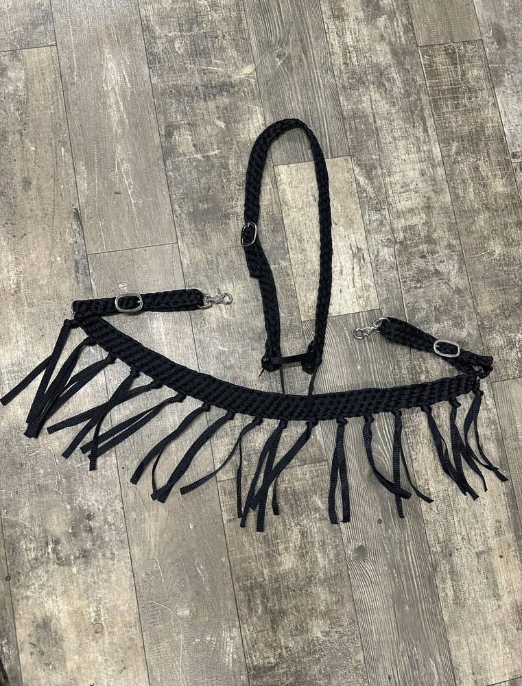 Mule Tape Tripping Collar Black With Simple Headstall