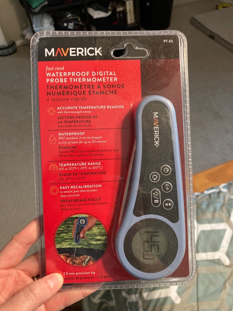 Maverick PT-55 Fast Read Waterproof Digital Probe Thermometer
