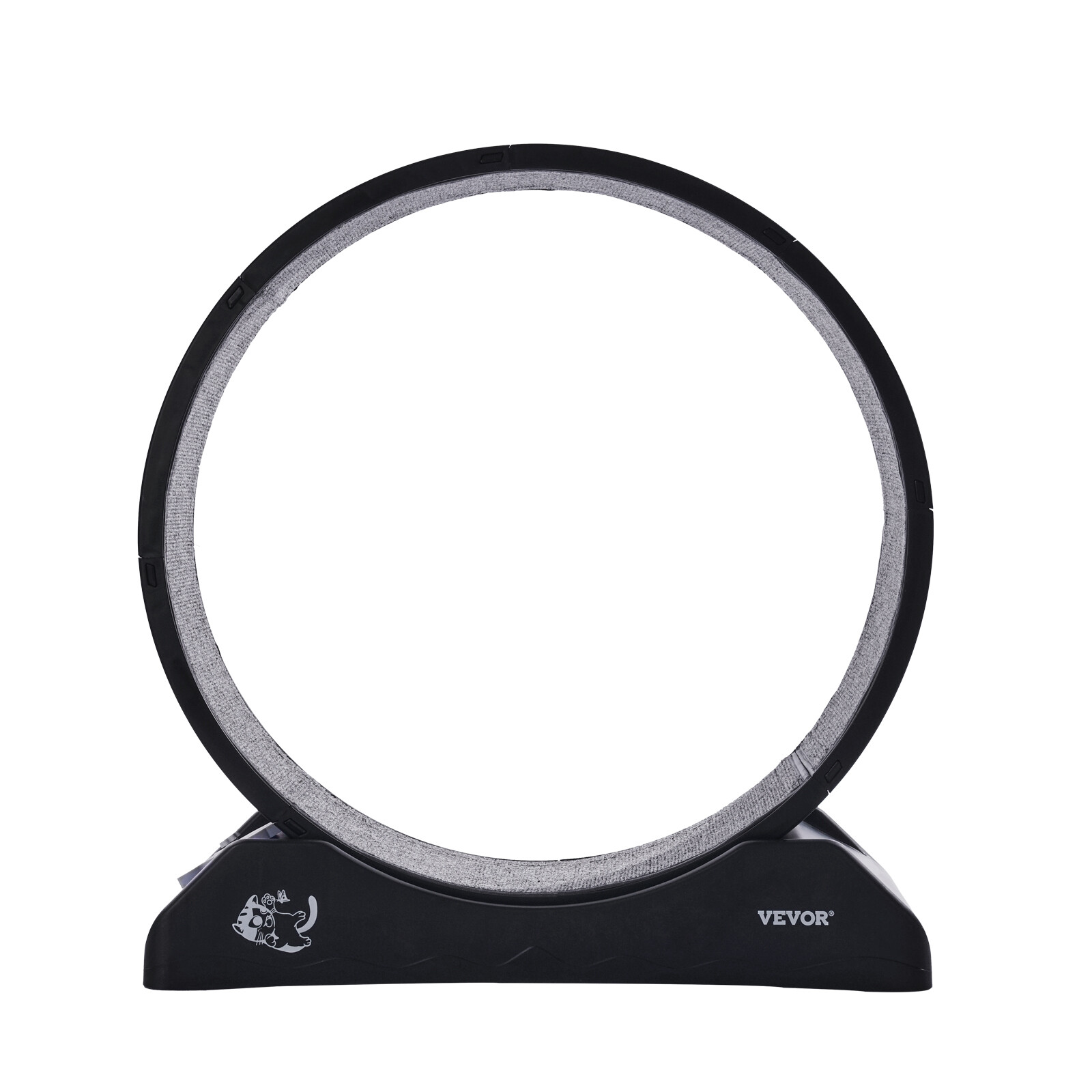 Cat Exercise Wheel 31.5 in Large Indoor Cat Running Wheel Treadmill Black