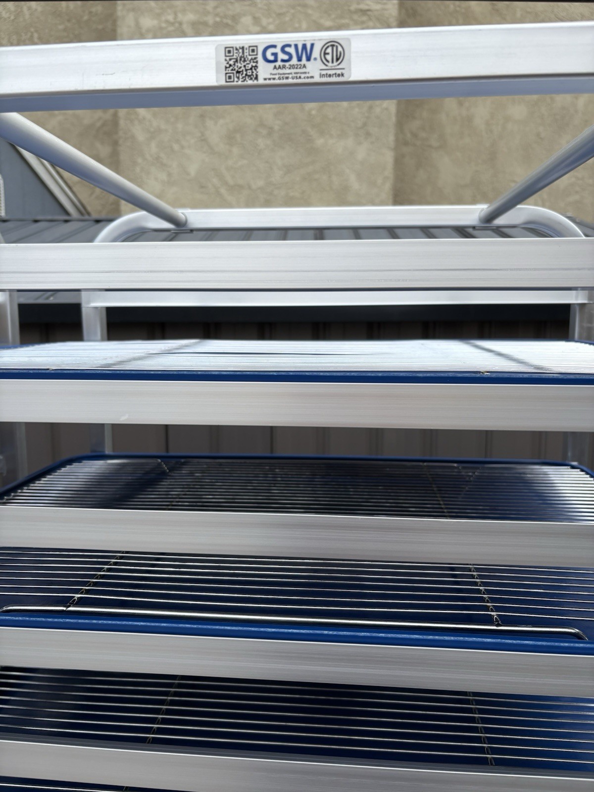 AAR-2022-A Aluminum Bun Pan Rack w/ 20 Pans Capacity