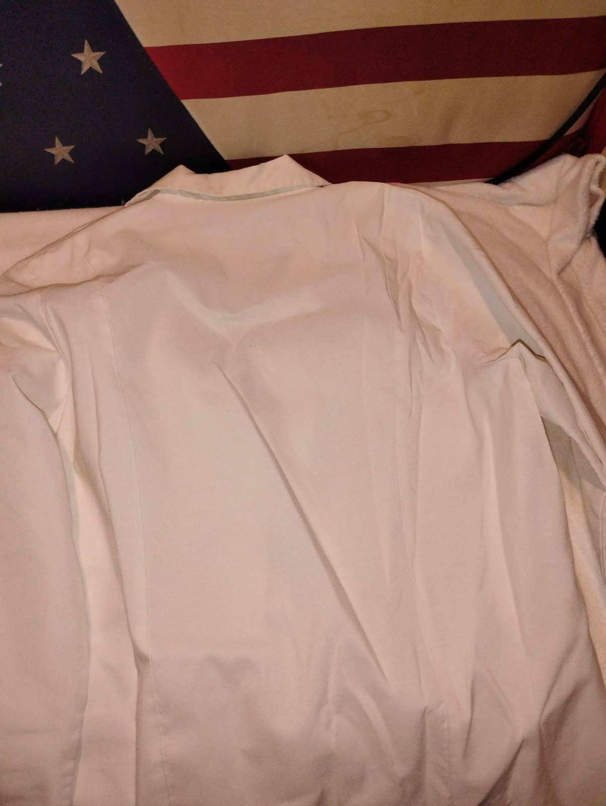 VINTAGE HOSPITAL UNIFORM SHIRT WRANGLER PSYCH WARD MOVIE PROP HOLLOWEEN COSTUME