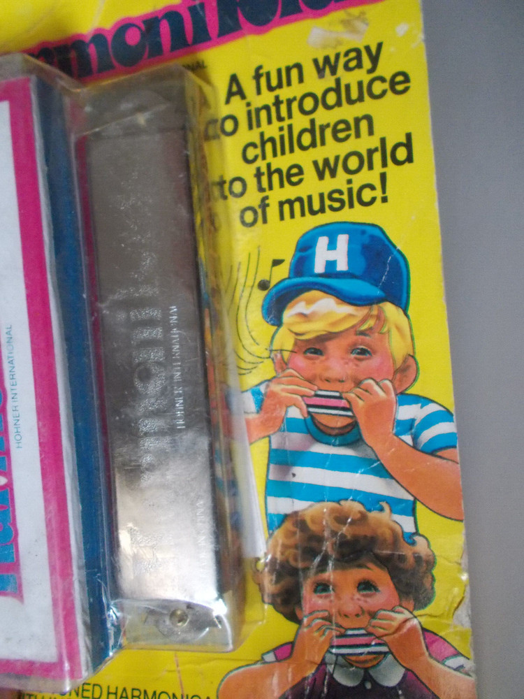 Vintage Hohner Harmonica HarmoniKids with Instructions & Case New in Package