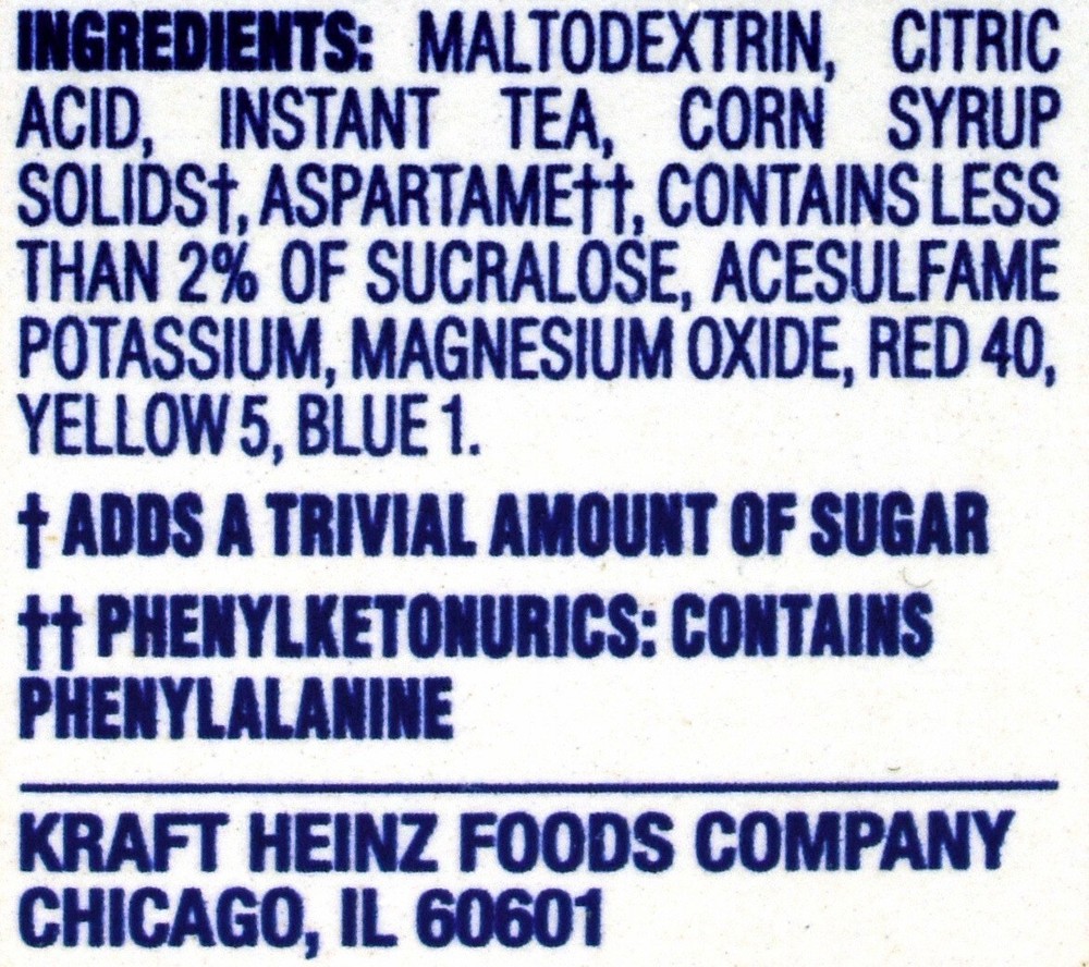 8 12-Quart Boxes Crystal Light Sweet Tea Drink Mix