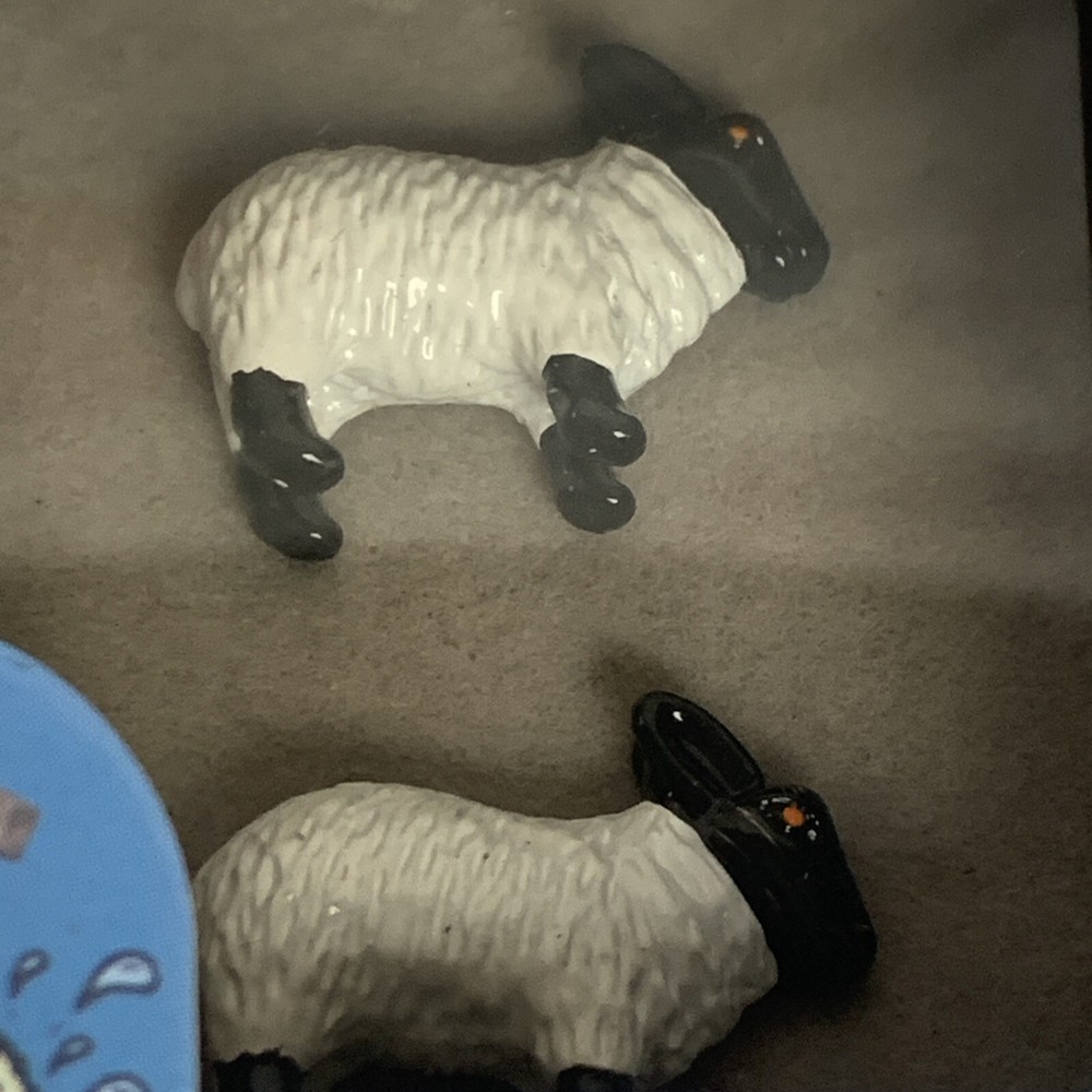 Mag Mouch Sheep Cufflinks Cuff Links Tin