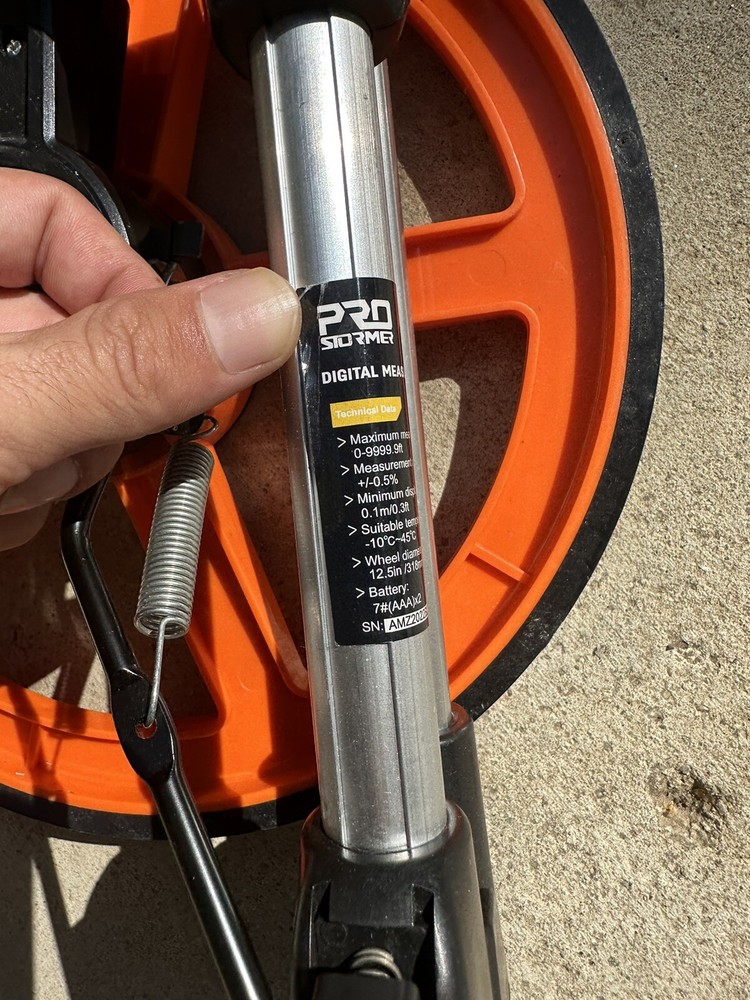 Measuring wheel digital 12.5” Pro Stormer