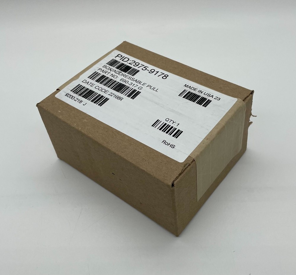 Simplex 2975-9178 Addressable Steel Pull Station Back Box Red