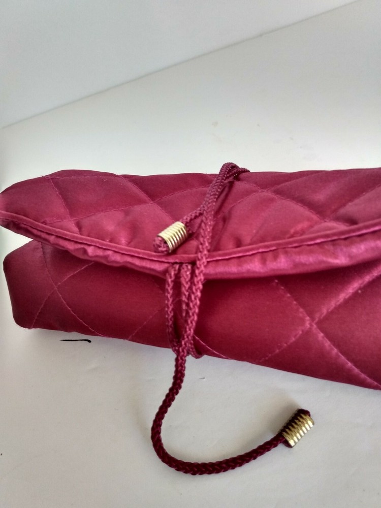 Extravagance Collection Ruby Red Jewelry roll 4 pouch with ring holder by Tote