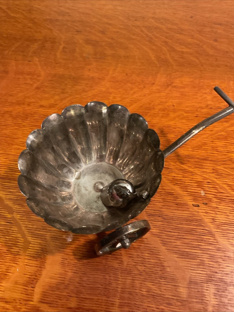Raimond Silverplate Server Push Wagon Bowl Height 3-3/4” With Scoop.