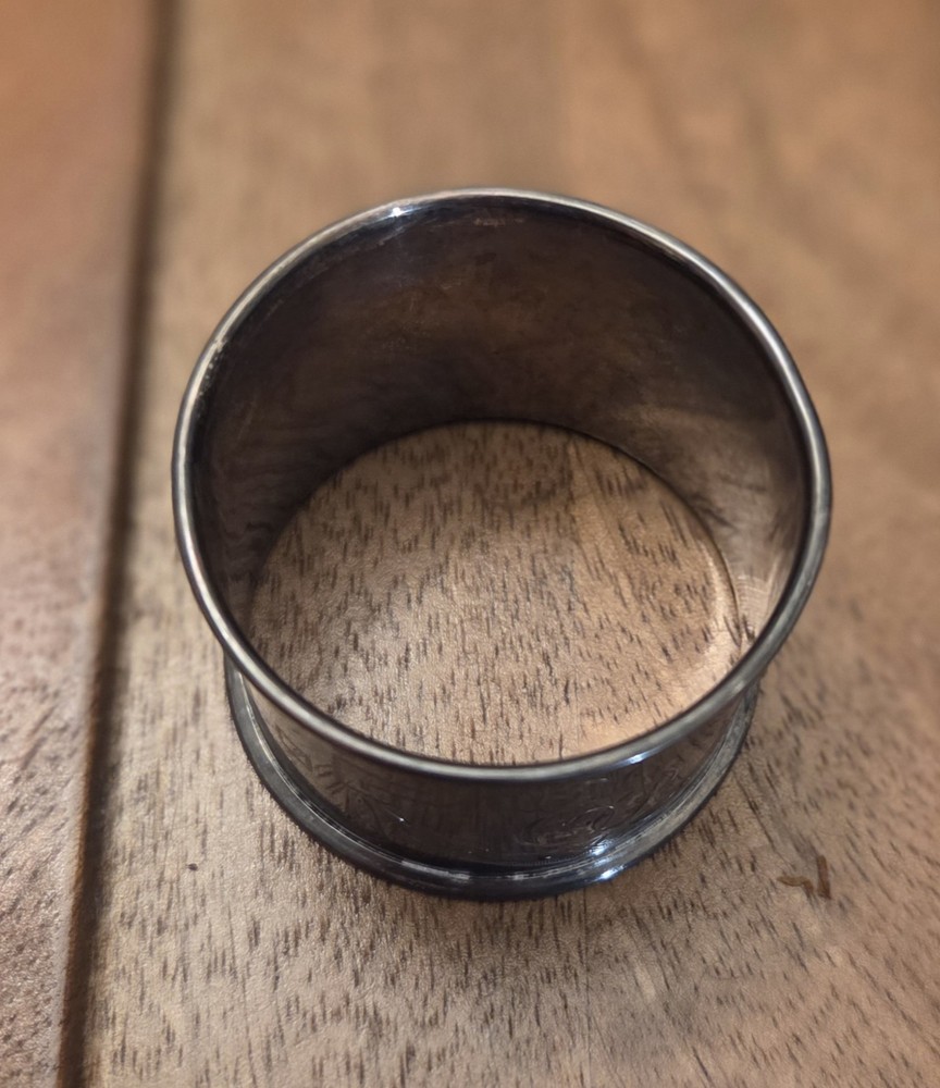 antique 830 silver napkin ring