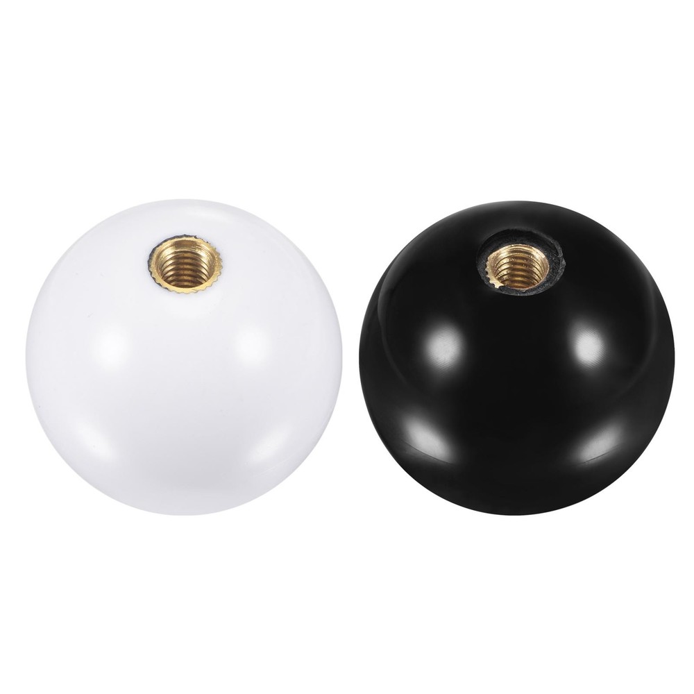 Joystick Head Rocker Ball Top Handle Arcade Game Replacement White/Black