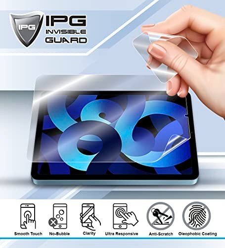 10.1" Tablet Hydrogel Screen Protector - Ultra HD Clear, Anti-Scratch, Bubble-Fr