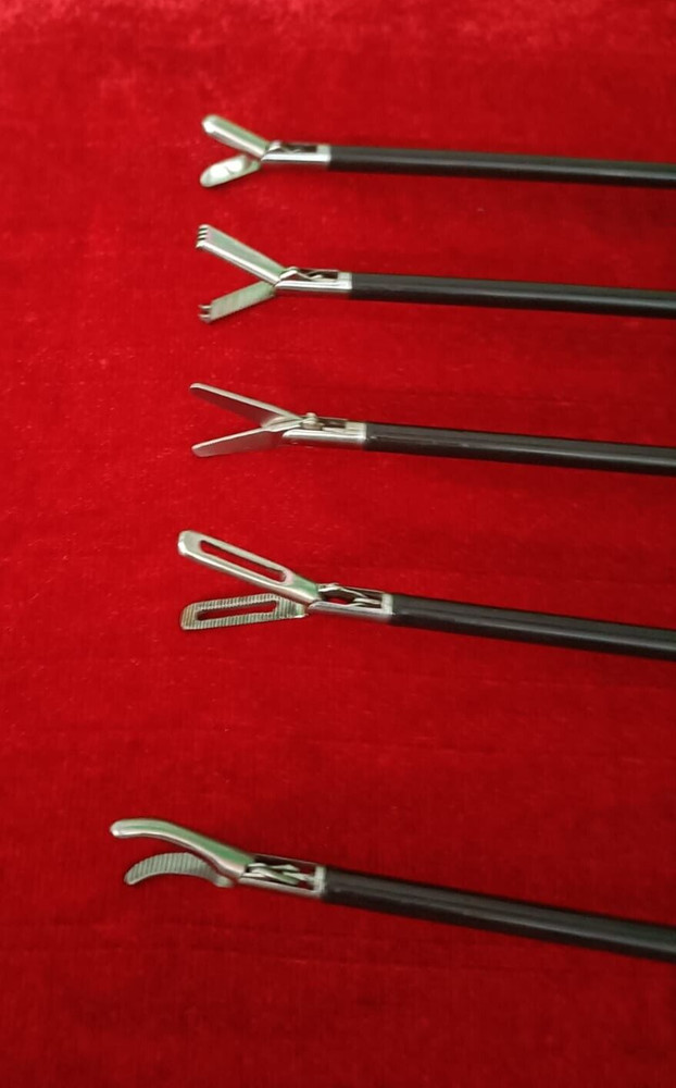 Laparoscopic Graspers/Forceps 5mmx330mm Best Quality Reusable Instruments-5pc