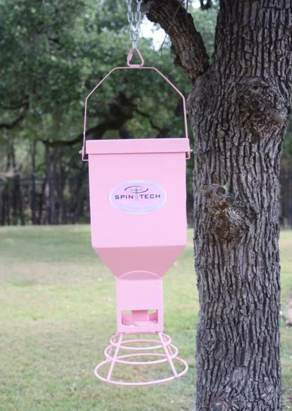 SpinTech Pink Decorative Bird Feeder
