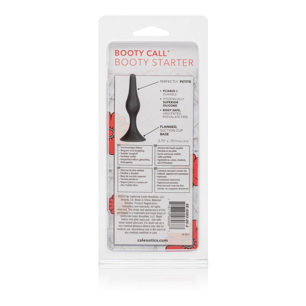 Butt Plug Booty Call Booty Starter Anal Probe Black