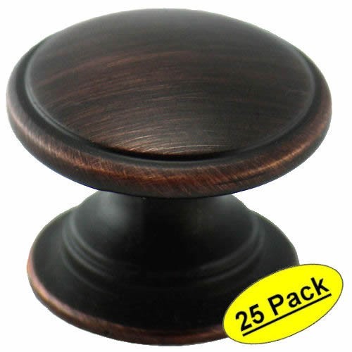 *25 Pack* Cosmas Cabinet Hardware Oil Rubbed Bronze Knobs #4702ORB