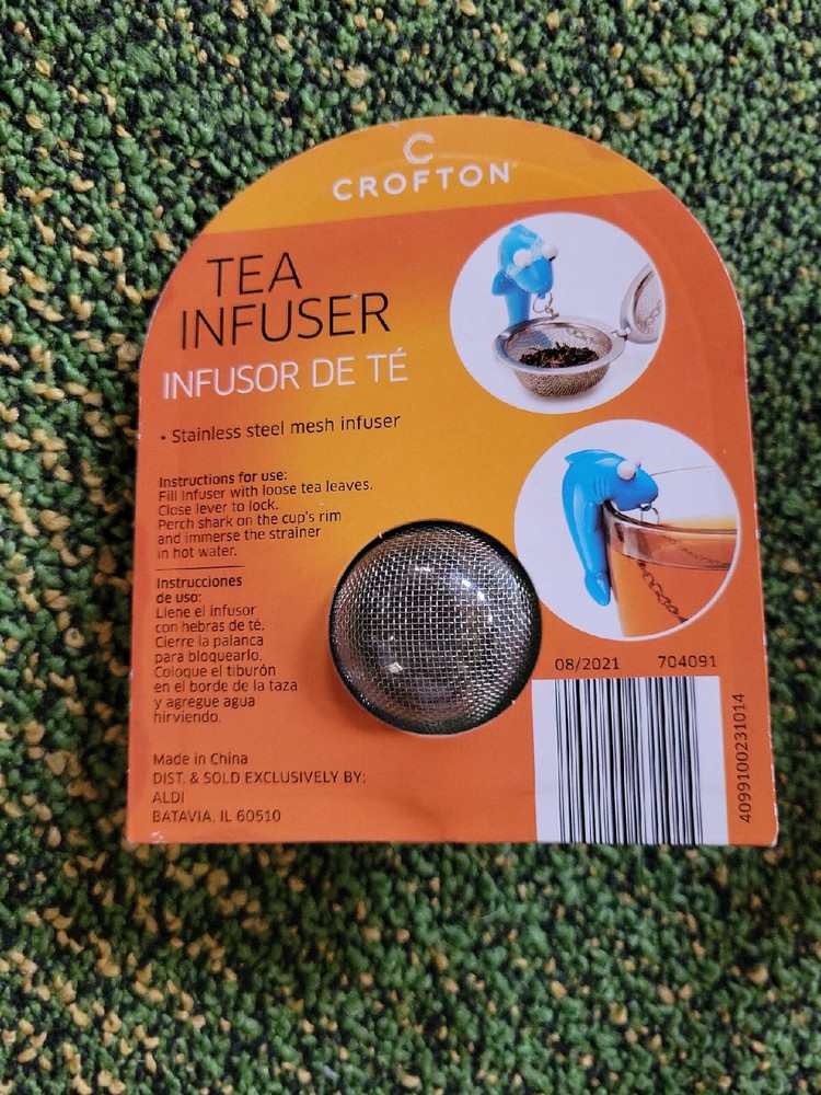 Crofton tea infuser new dolphin sealed