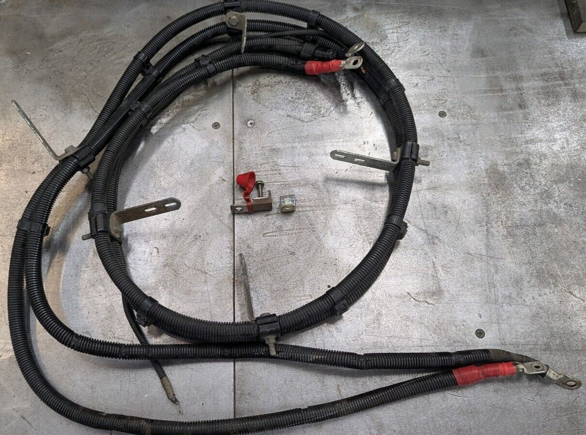 10 Foot Inverter Power Cable Set 2/0 AWG Gauge Battery Copper Wire W Buss Fuse