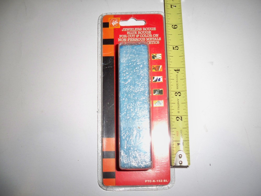 BLUE POLISHING AND BUFFING COMPOUND  6 OZ BAR