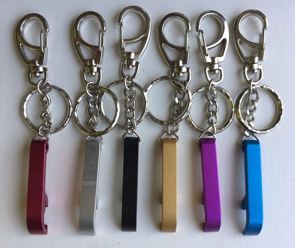 3PC different color Keychain & Bottle Opener/POP-TOP can/Keyring different color
