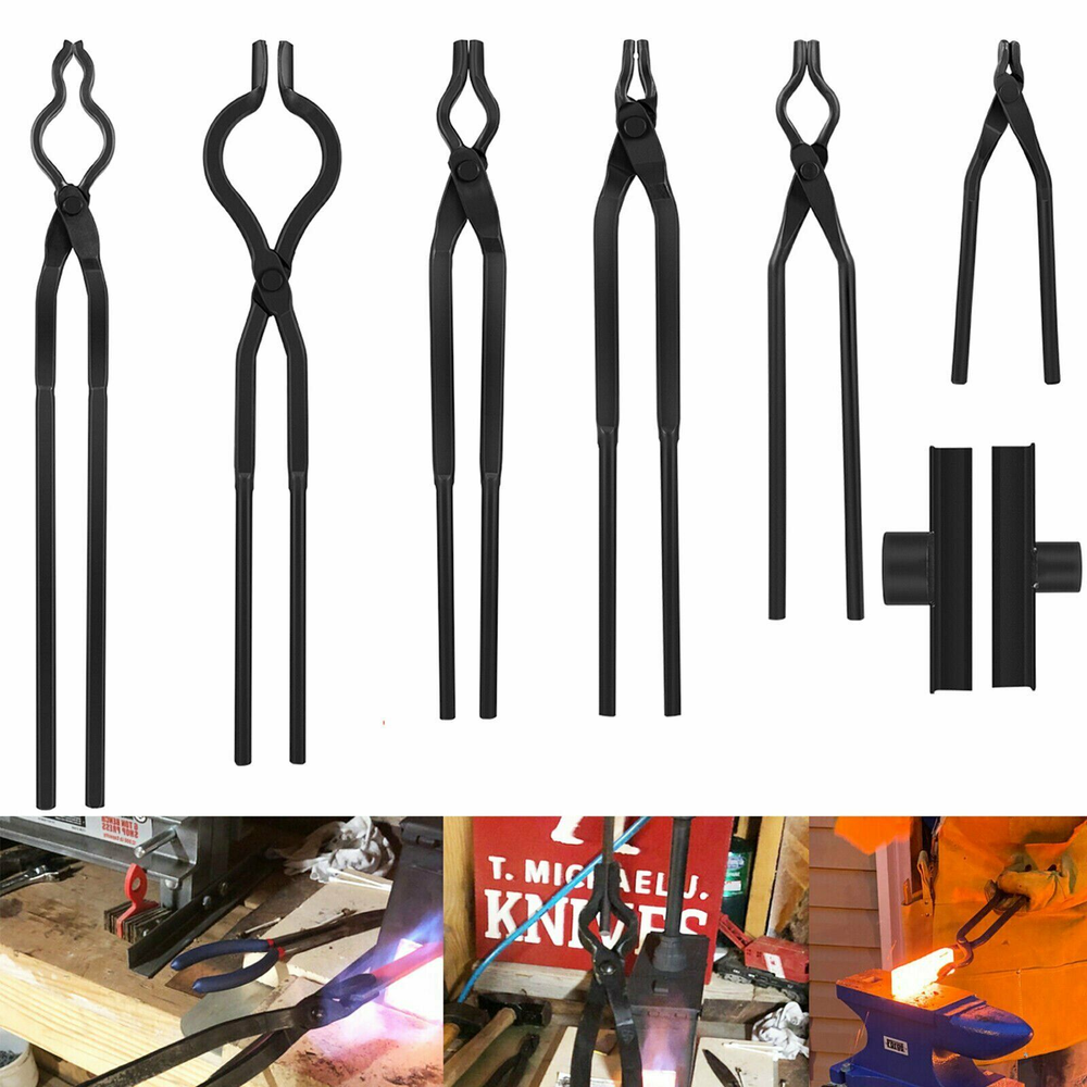 Blacksmith Tongs Set Expert Replacement Tongs / Blacksmith Starter Tool Hook Jig