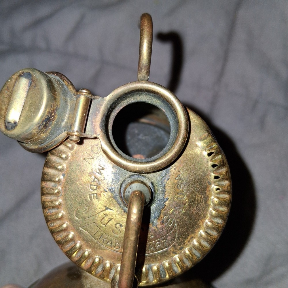 Justrite Trade Mark Carbide Lamp 1900
