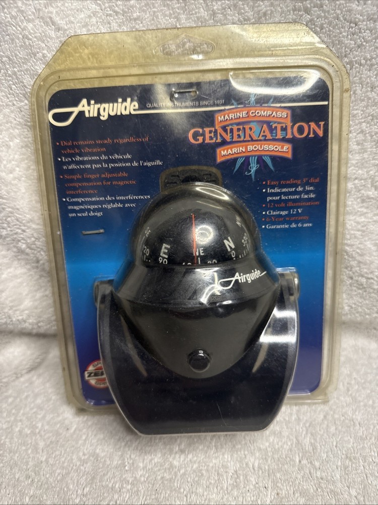 Airguide Marine Compass Model 70B Generation Series Navigation NOS Boating