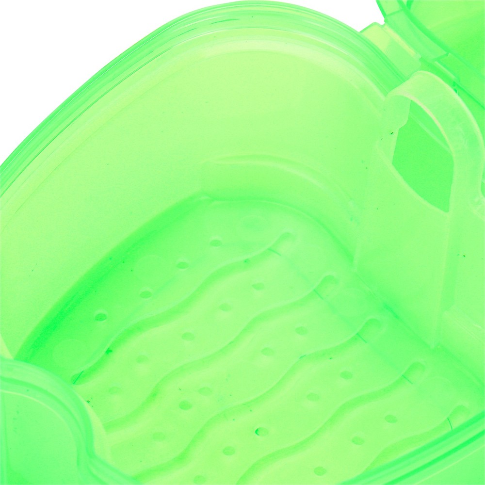 Denture Bath Case Box Soak Container Colored False Teeth Storage Box With