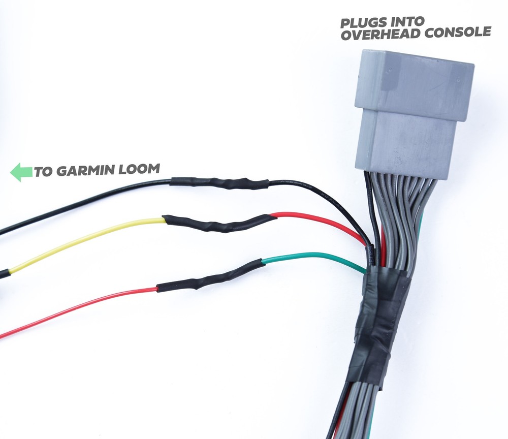 Plug+play hardwire dashcam wire kit for Garmin Dash Cam on Evoque 2014+