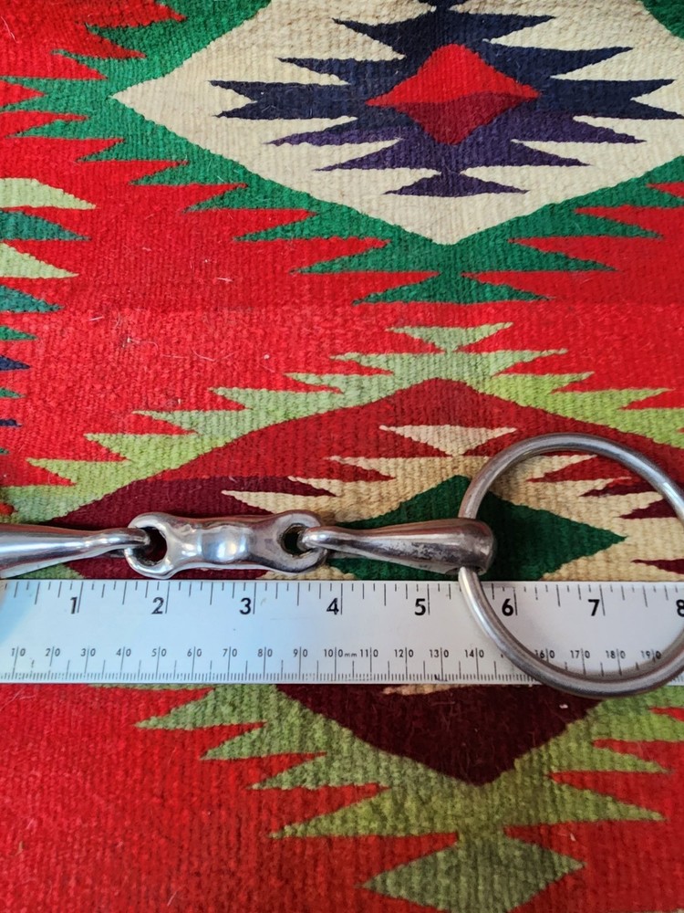 5 1/4 " FRENCH LINK O RING SNAFFLE
