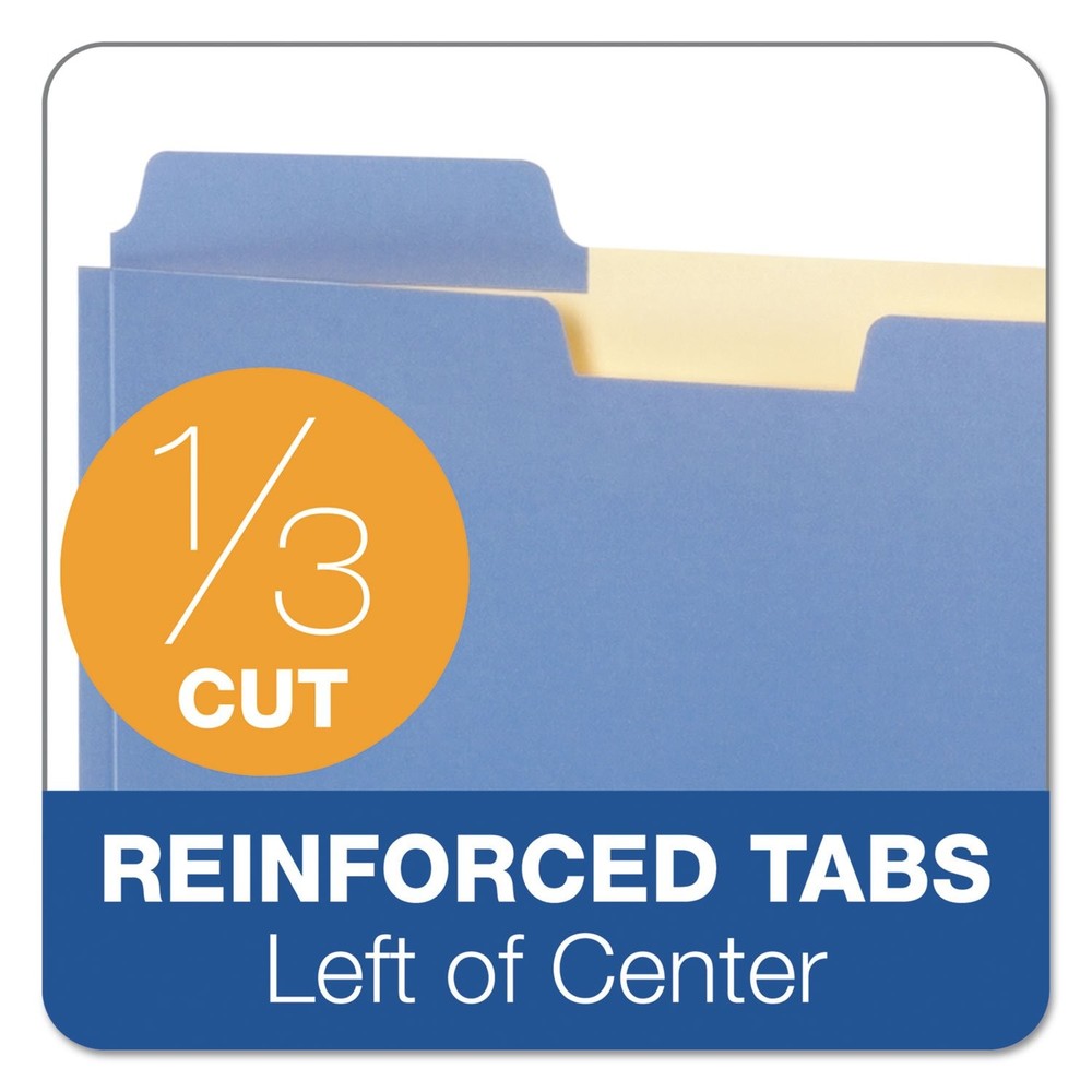 Globe-Weis/File Folder Pockets, 150 Sheet Capacity, Letter Size, Double Top, ...