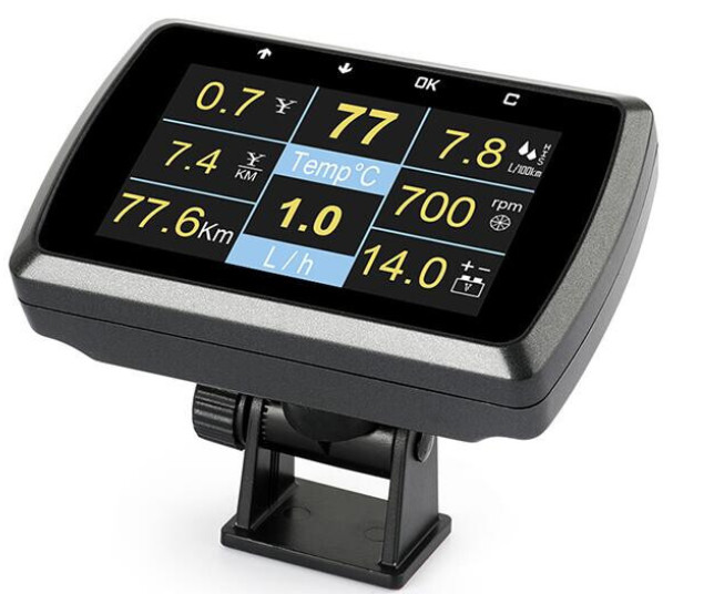 Car OBD OBD2 HUD Digital Meter Speedometer Engine Fault Code Alarm Display A501C
