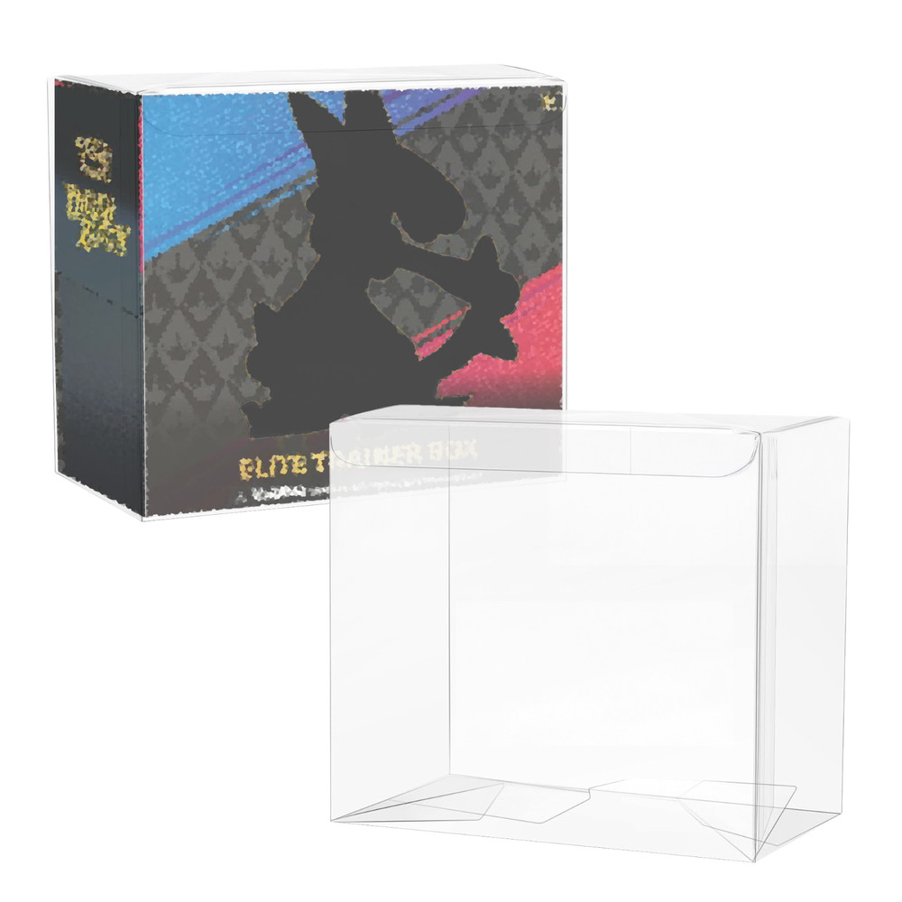 Clear Plastic Protector for Pokemon ETB Box 0.5mm Display Case Storage 1-80 Pack