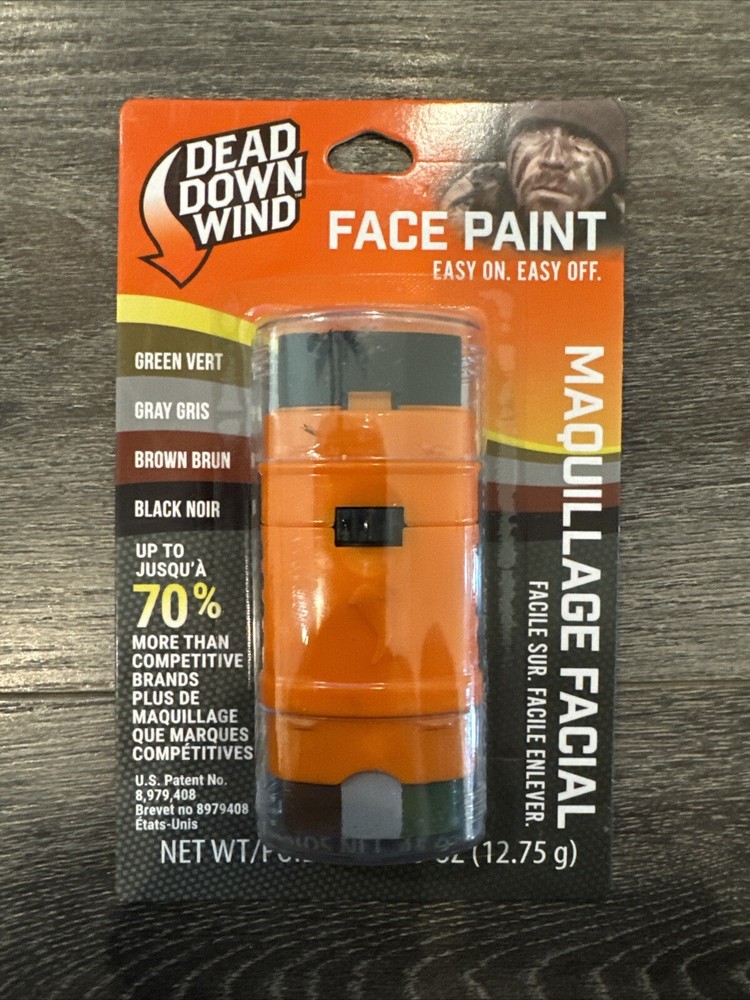 Dead Down Wind 4 Color Camouflage Face Paint NIP