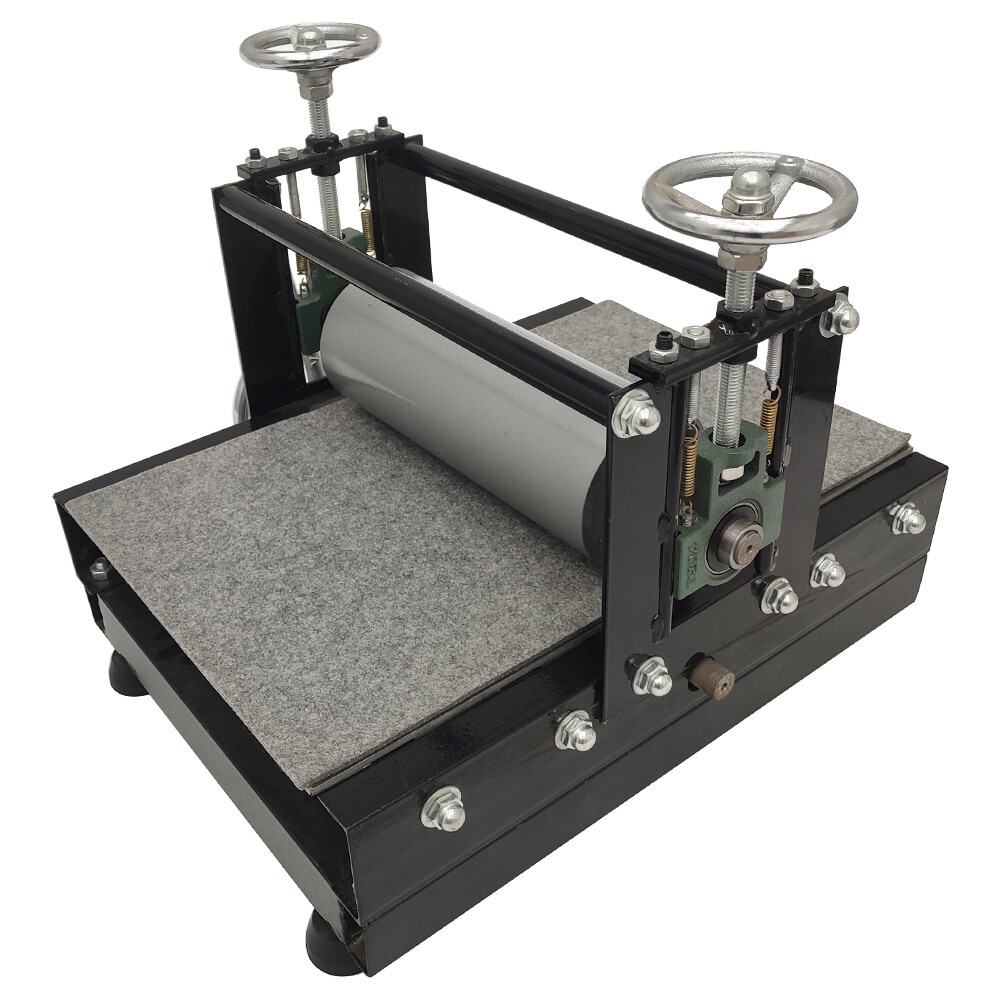 Adjustable Tabletop Slab Roller Engraving Press PrintMaking Machine w/ Handwheel
