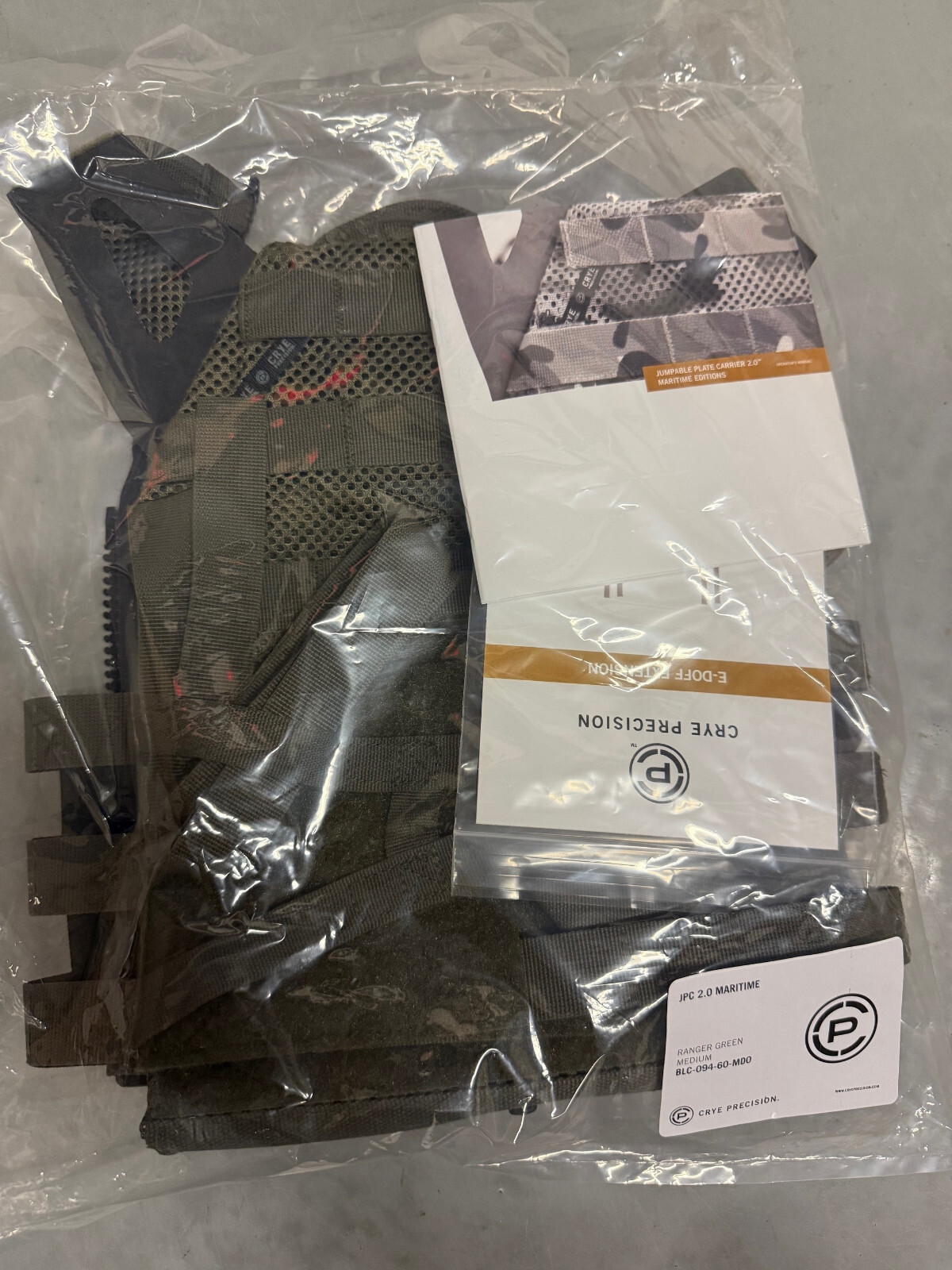 Crye Precision - JPC 2.0 Maritime Vest - Standard Plates - Ranger Green - Medium