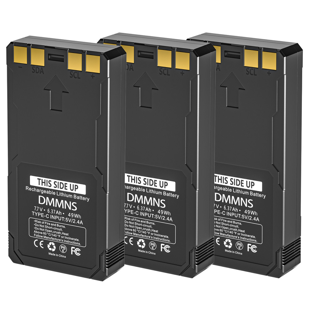 3-Pack Rechargeable LIT-22 Battery Compatible with Trail Camera Flex-M Flex G-36