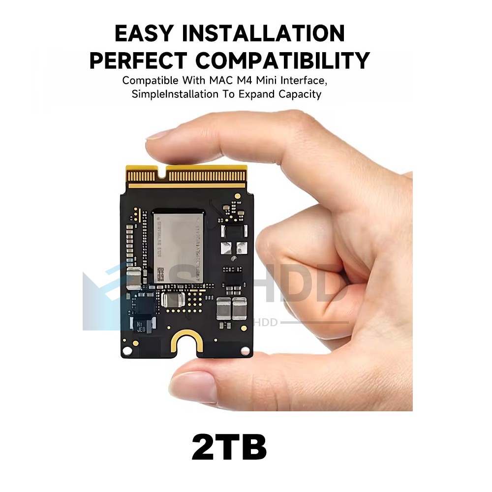 New 10-Layer PCB Mac MINI M4 SSD Solid State Drive Kit 2TB For Capacity Upgrade