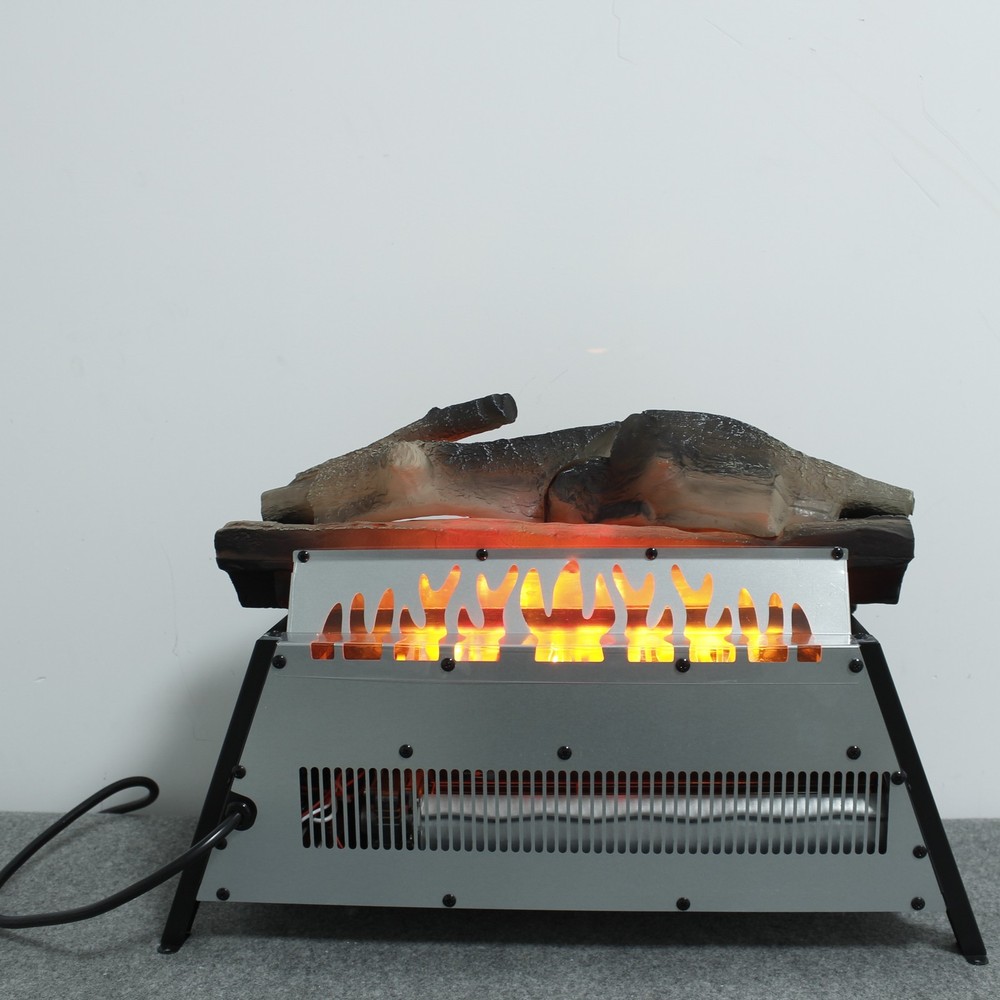 23'' 3D Flame Insert Electric Fireplace Heater w/ Remote Control & Timer 1500W