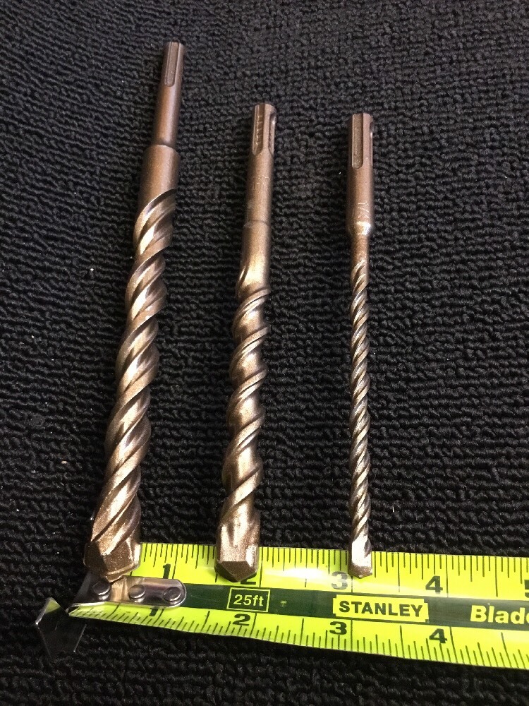 HILTI BIT SET SDS PLUS PREOWNED, DURABLE, FREE HAT, FAST SHIP