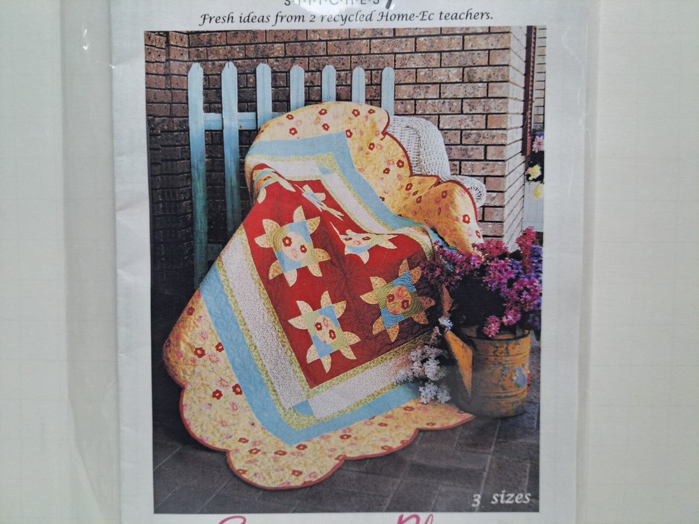 New Leaf Stitches Quilt Pattern - Springtime Blooms (3 Sizes) #NLS-705 - Uncut