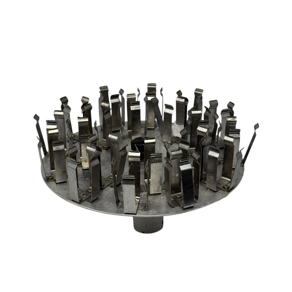 Microscope Slide Stainer Carousel/Rotor – Approx 7.5" OD and 40 Spring Clips