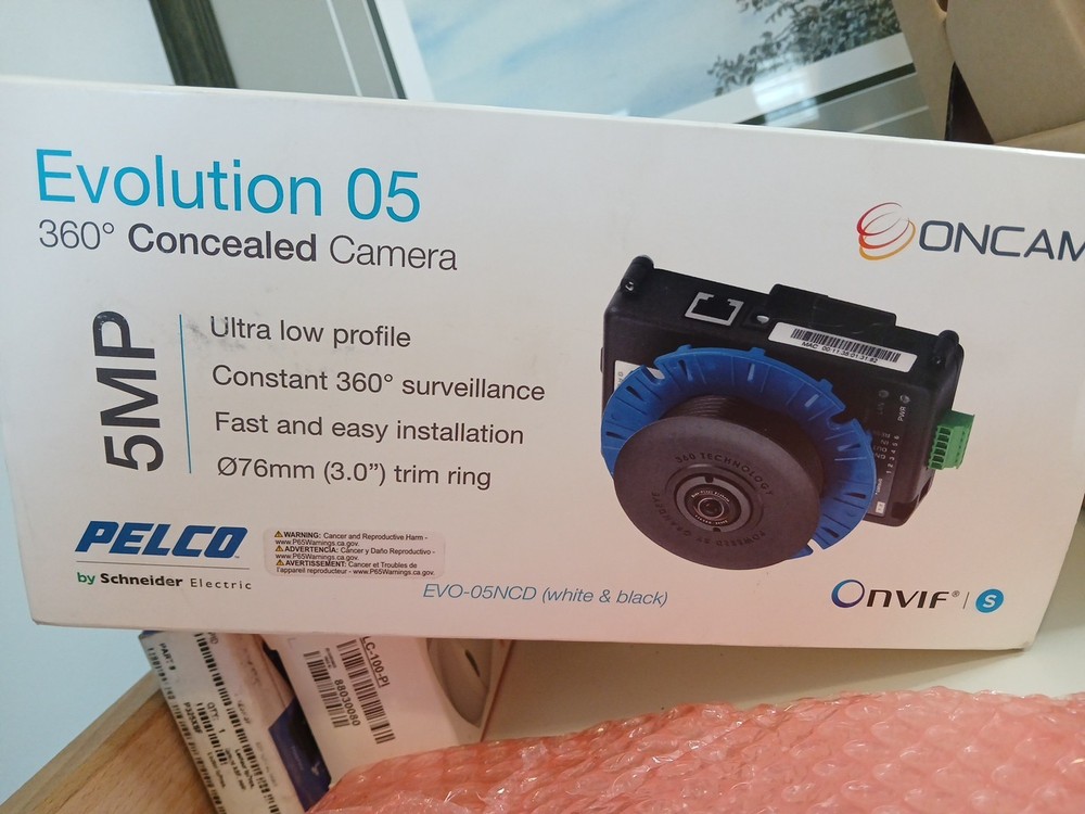 Pelco EVO-05NSD 5 Megapixel Evolution 360° Camera, Black