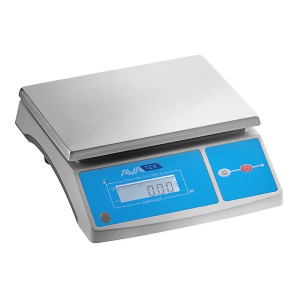 AvaTek PC60OS 60 lb. Digital Portion Control Scale with an Oversized Platform