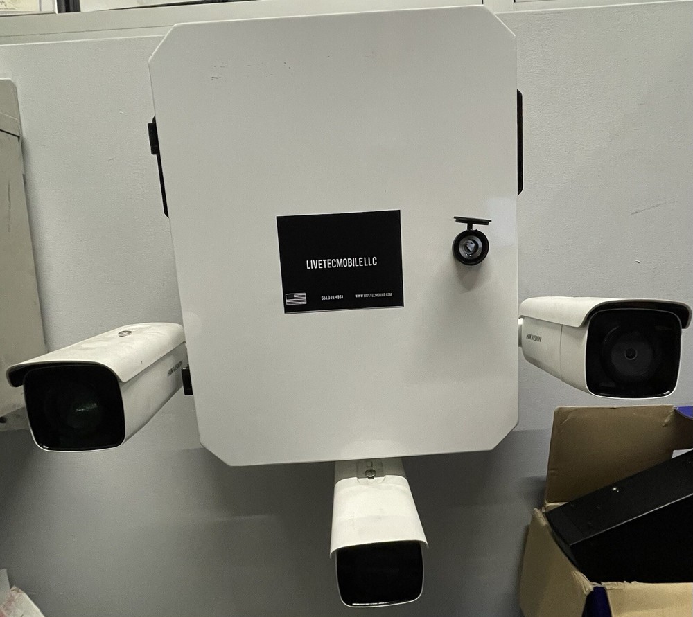 Construction Camera Mobile Surveillance Camera LIVETECMOBILE Plug & Play System