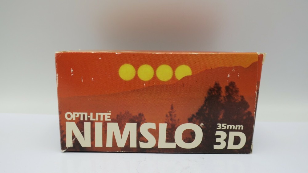 Opti-Lite Flash For Nimslo 35mm 3D camera Box / Manual & Foam Inserts Only